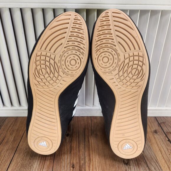 Adidas HVC 2 Mens Sz 9 Black White Athletic Wresting Boxing Sneaker Shoes AQ3325 - Picture 7 of 9